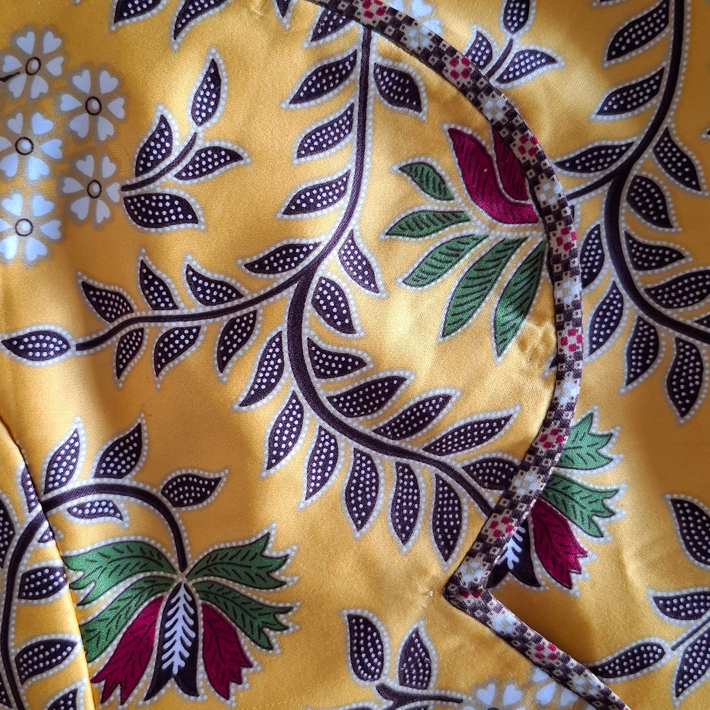 Oco, ocoatelier, batik, sg, singapore, modern, modern batik, batik ladies, classy batik, red blouse, peplum, classy blouse, everyday batik, batik for occasion, ladies batik, batiklover, vibrant, blouse