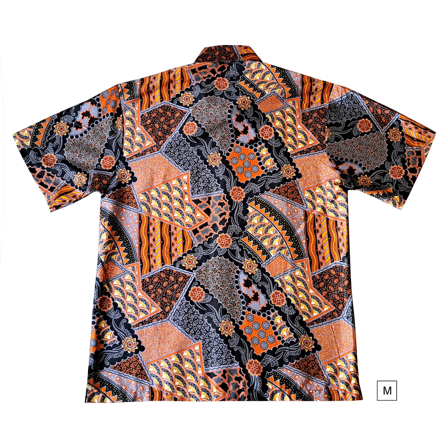 Singapore Modern batik shirts for men: Concealed pocket well tailored, unique prints. short sleeve Batik shirt. Colourful Artistic Batik Men Shirt.
