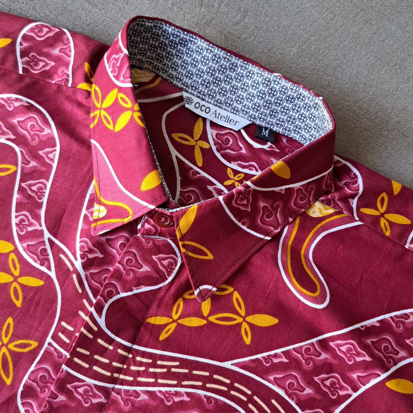 batik, singapore batik, men shirt, tailored, custom made, customized, sgbatik, tailor made, batik shirt, batikshirt, modern batik, CNY, chinese new year, festive shirt