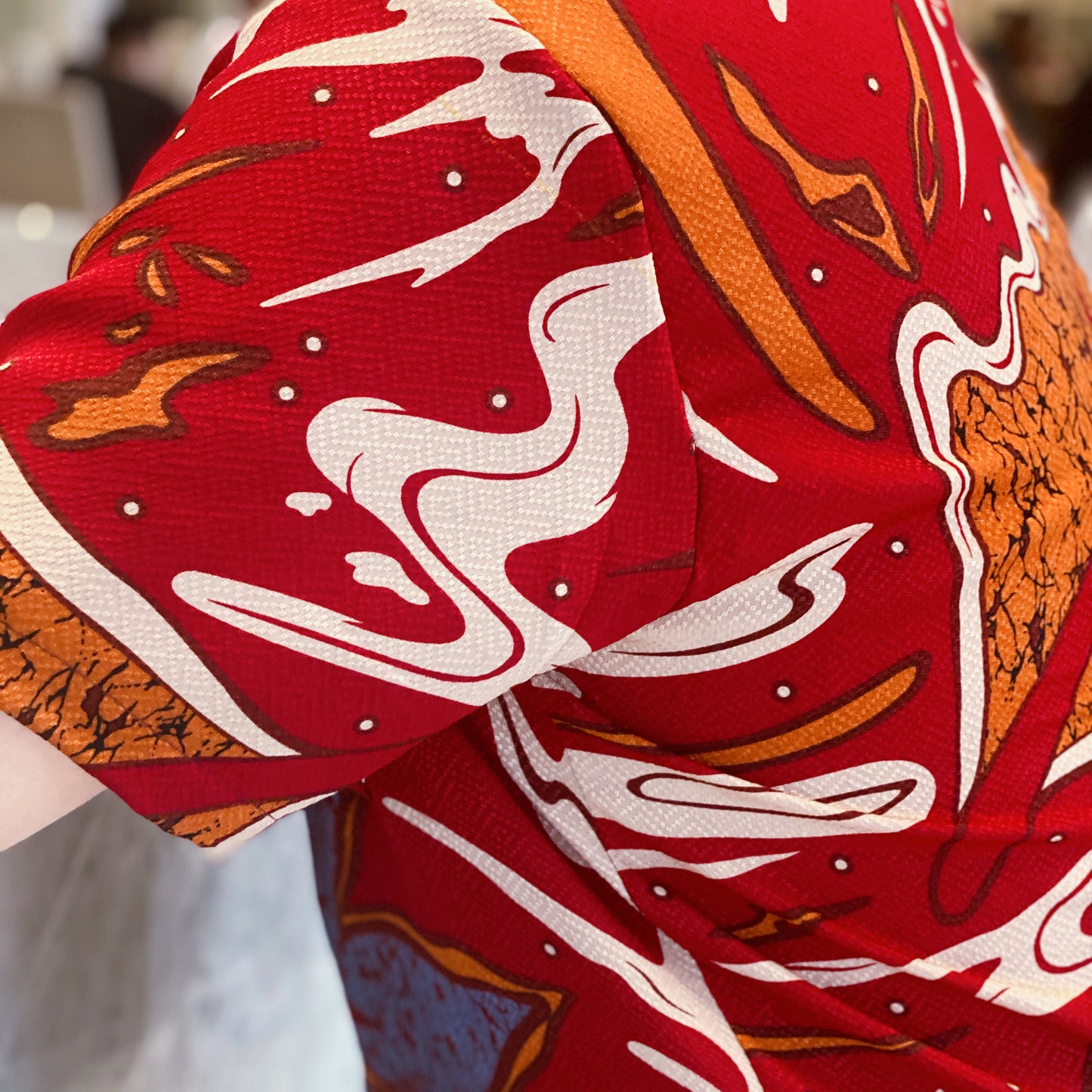 *Pre-Order* Scarlet Mirage | Artsy Batik Shirt