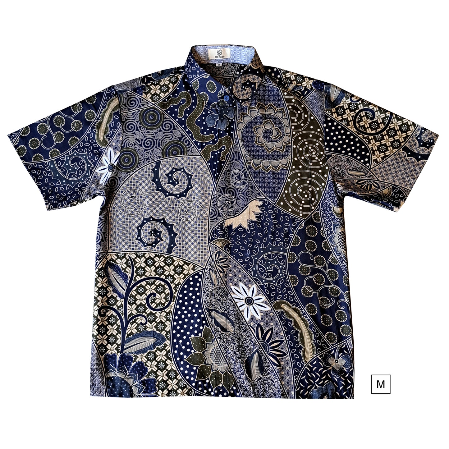 Modern batik shirts for men: Concealed pocket, tailored, unique prints