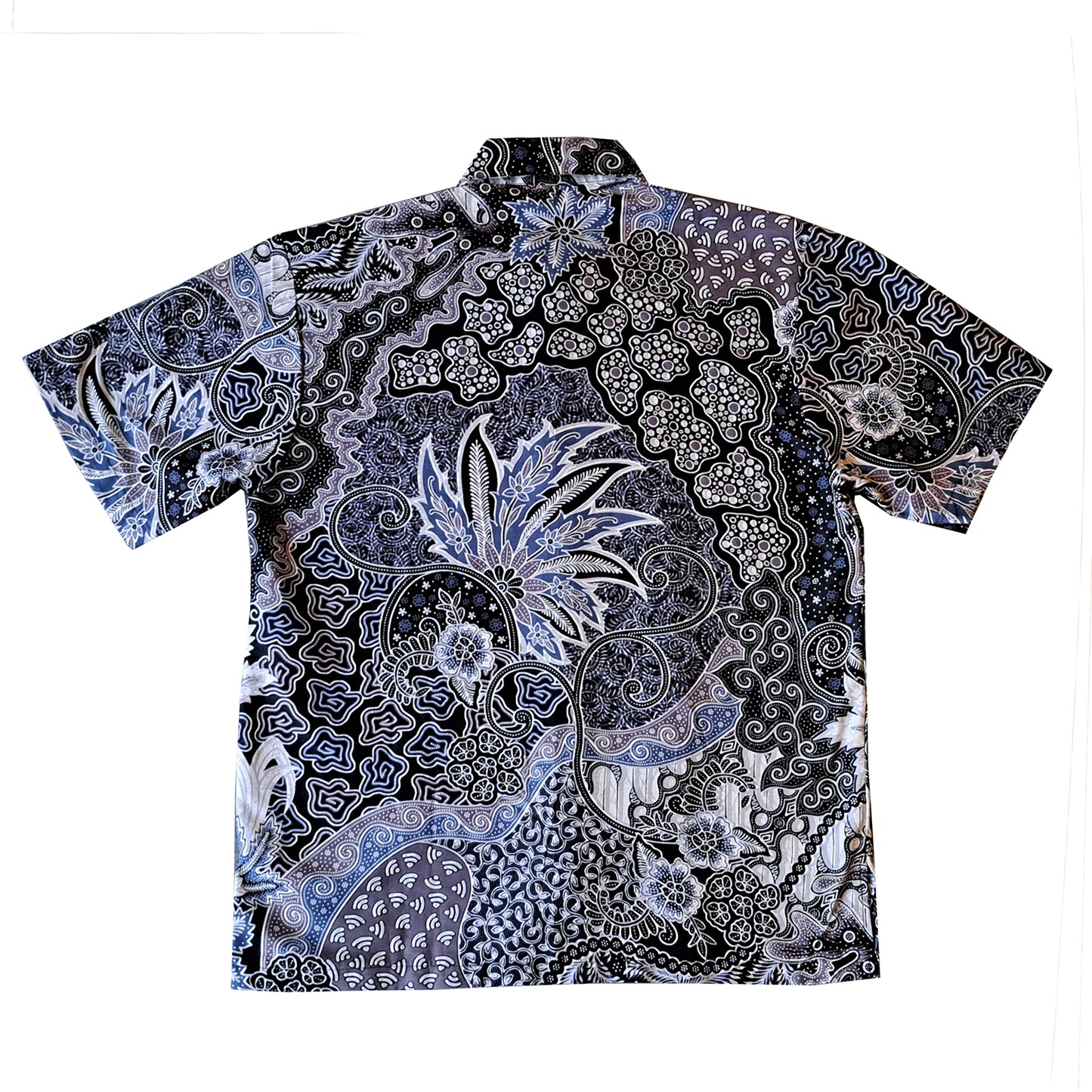 Singapore Modern batik shirts for men: Concealed pocket well tailored, unique prints. short sleeve Batik shirt. 