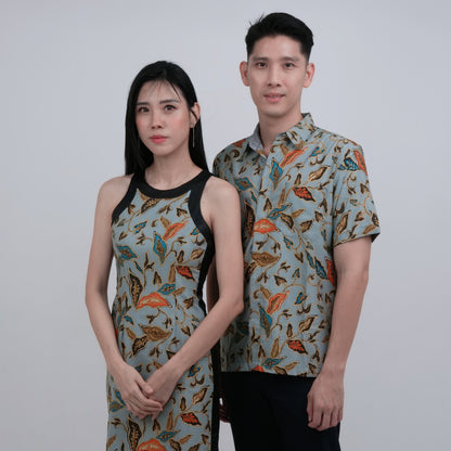 OCO, oco atelier, couple, batik, sgbatik, modern batik, couple wear, unique, custom , customised, batik dress, batik shirt, one of a kind, love, batik lover, flower batik, singapore batik
