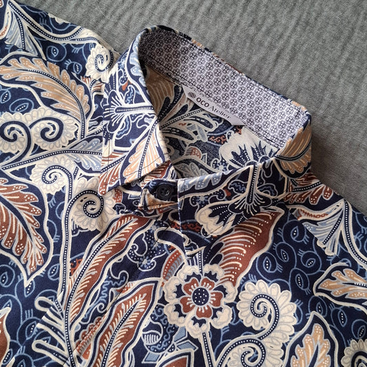 Myst Bloom | One-of-a-kind Batik Shirt