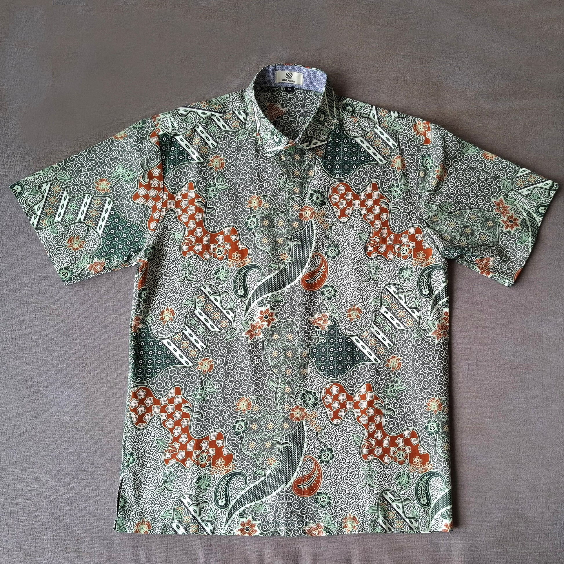 batik, batik shirt, men shirt, custom made, tailored, customisation, unique shirt, colourful shirt, sgbatik, modern batik, everywear batik, short sleeves batik