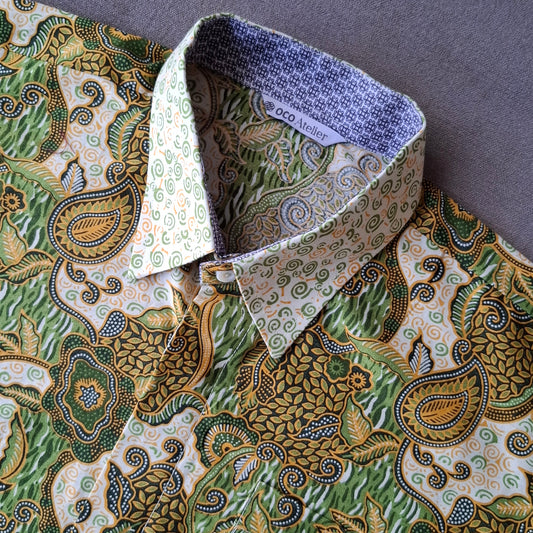 batik, singapore batik, men shirt, tailored, custom made, customized, sgbatik, tailor made, batik shirt, batikshirt, modern batik